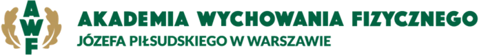Logo: AWF w Warszawie